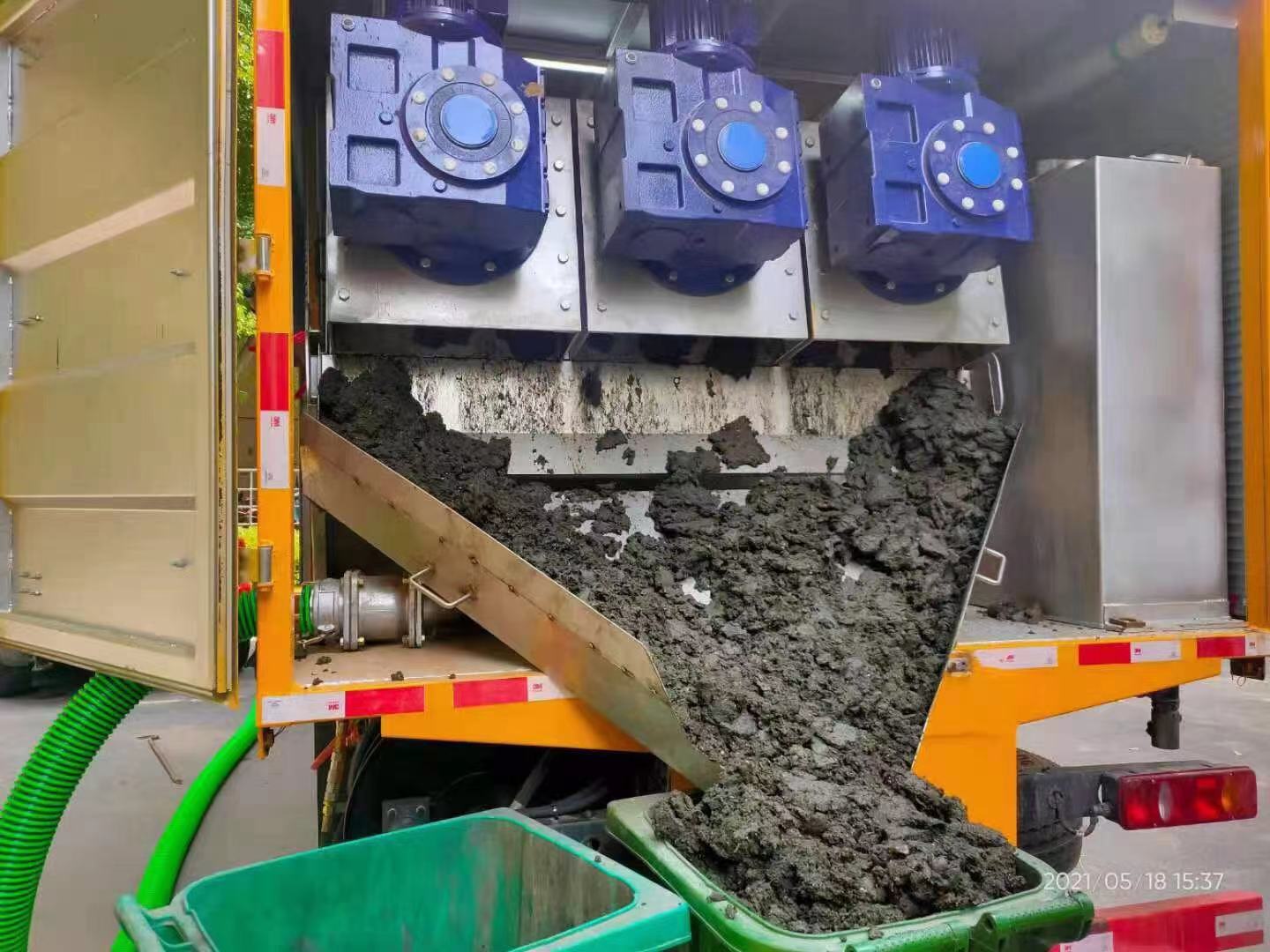 塔河化粪池清掏城市维护站-泥浆净化干湿分离处理